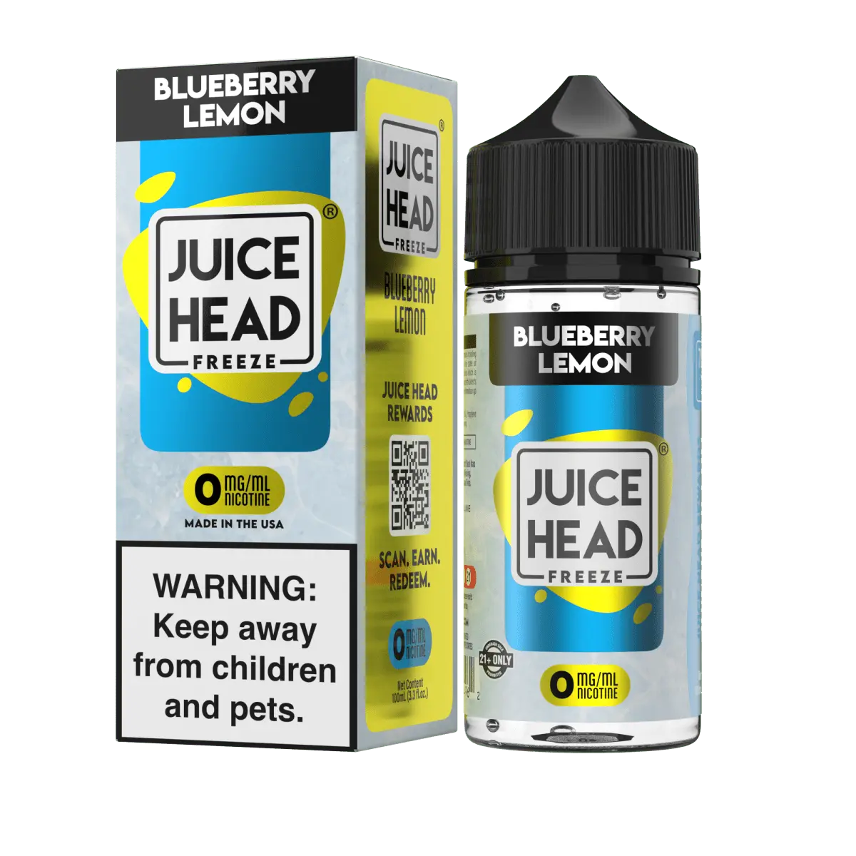 Juice Head Freeze Blueberry Lemon eJuice - Smoke empire