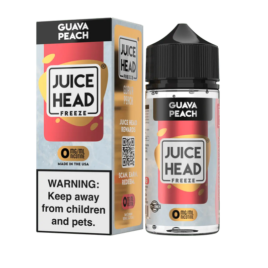 Juice Head Freeze Guava Peach eJuice - Smoke empire