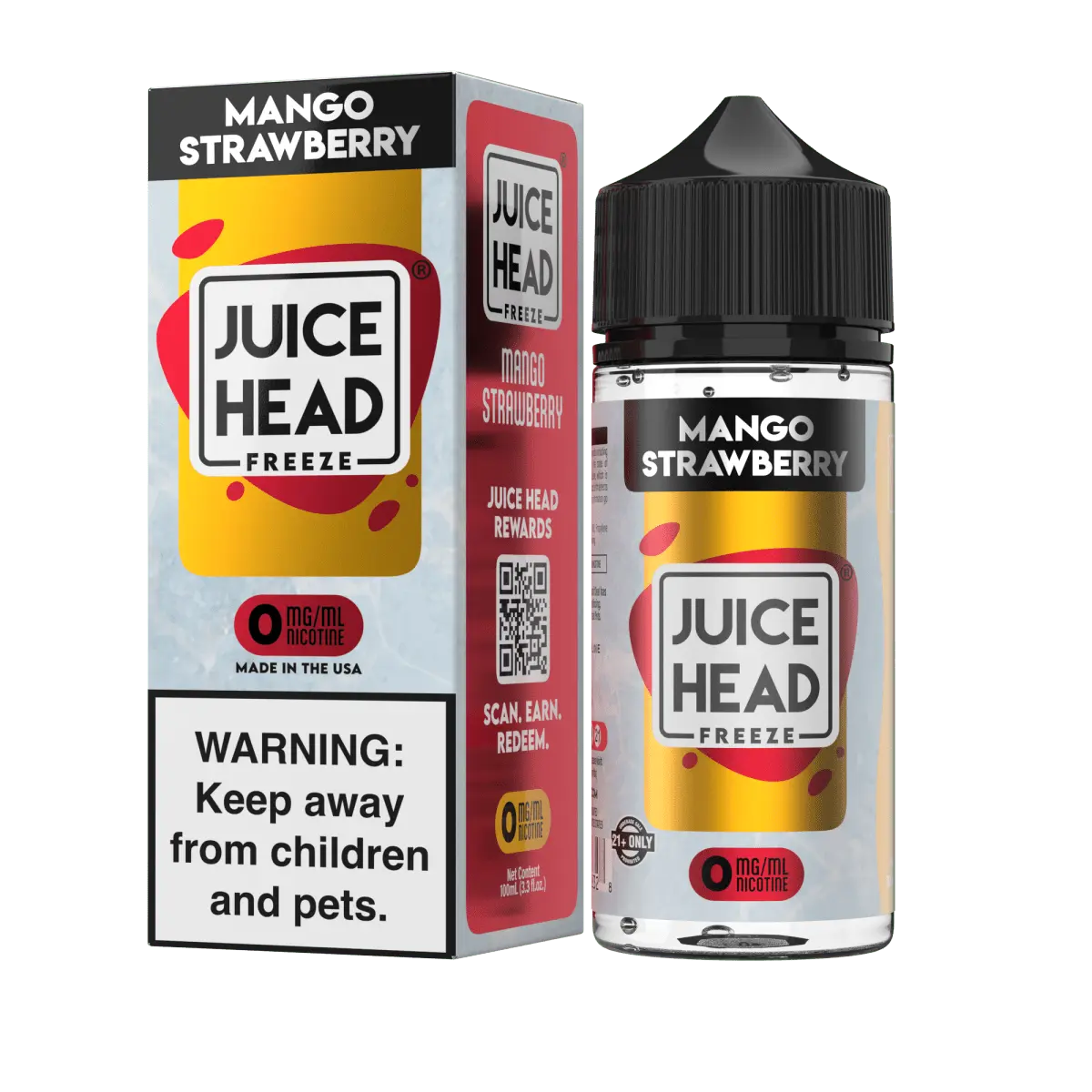Juice Head Freeze Mango Strawberry eJuice - Smoke empire