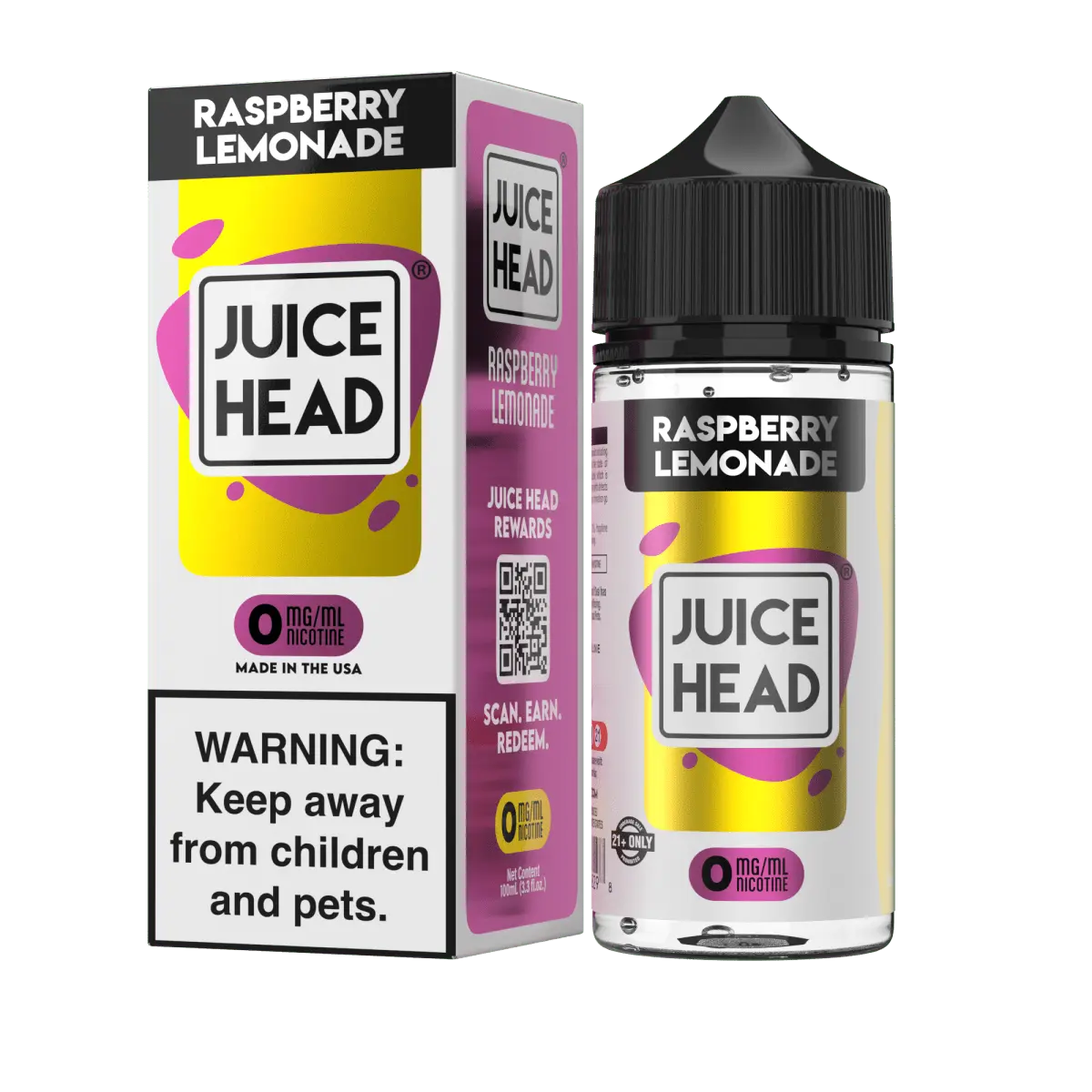Juice Head Raspberry Lemonade eJuice - Smoke empire