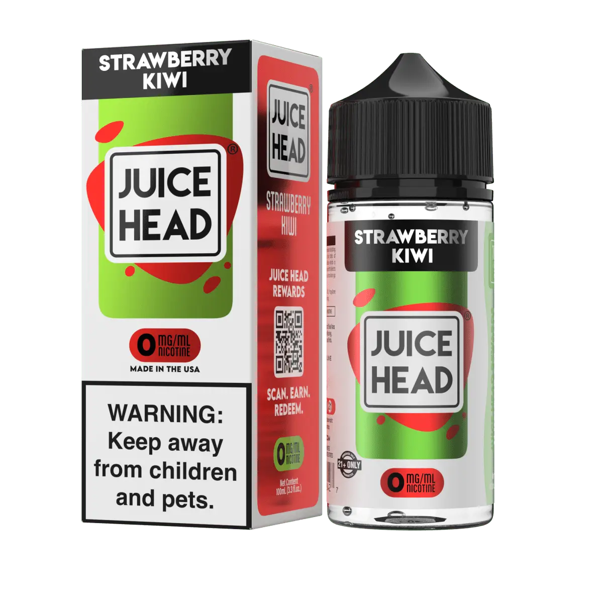 Juice Head Strawberry Kiwi eJuice - Smoke empire