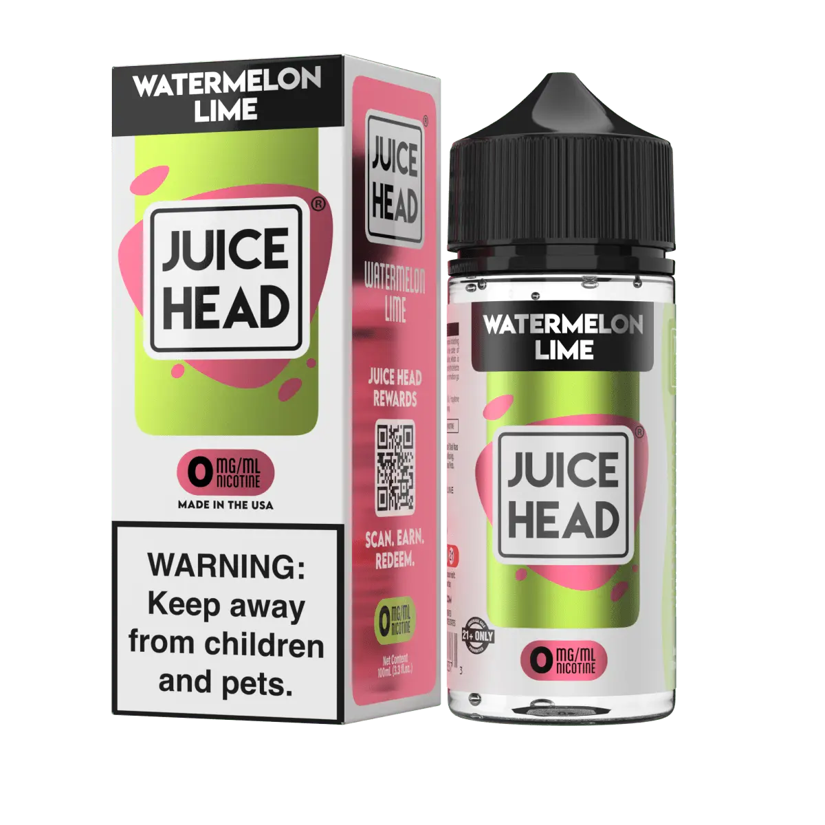 Juice Head Watermelon Lime eJuice - Smoke empire
