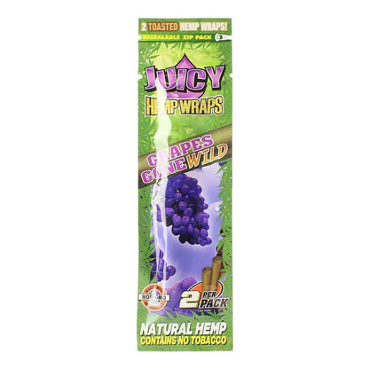 Juicy Hemp Wraps - 2 Piece Per Pack - 25 Packs Per Box - Smoke empire