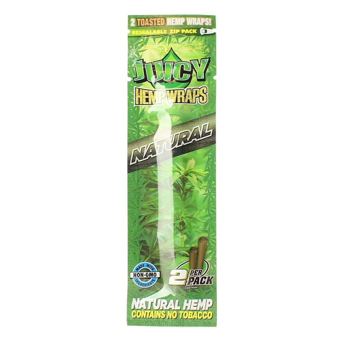 Juicy Hemp Wraps - 2 Piece Per Pack - 25 Packs Per Box - Smoke empire