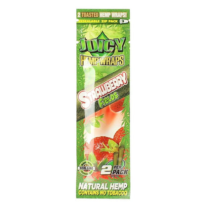 Juicy Hemp Wraps - 2 Piece Per Pack - 25 Packs Per Box - Smoke empire