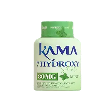 KAMA 7-Hydroxymitragynine Mint Liquid Kratom Extract Shot 80mg - Smoke empire