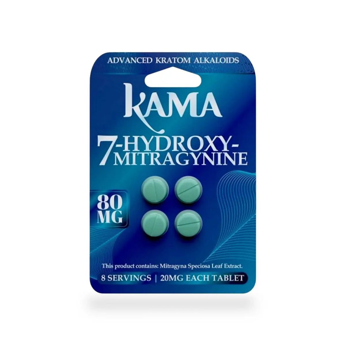 Kama 7-Hydroxymitragynine Tablets 20mg Per Tablet (4 tablets per pack) - Smoke empire