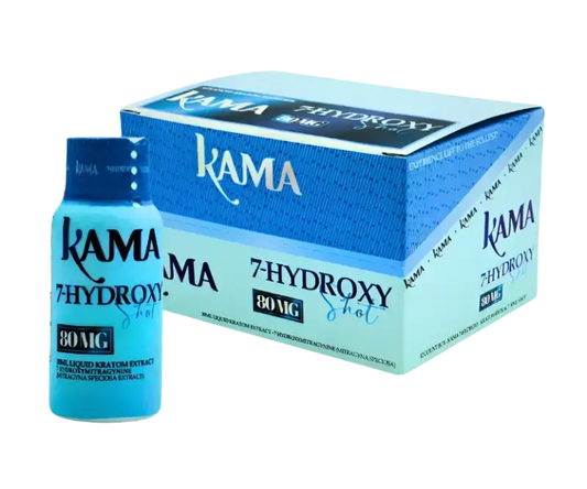 KAMA 7-Hydroxymitragynine Unflavored Liquid Kratom Extract Shot 80mg 1ct - Smoke empire