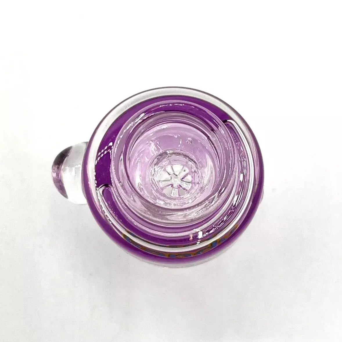 Kandy 14mm Glycerin Glass Bowl, Male Freeze - Smoke empire