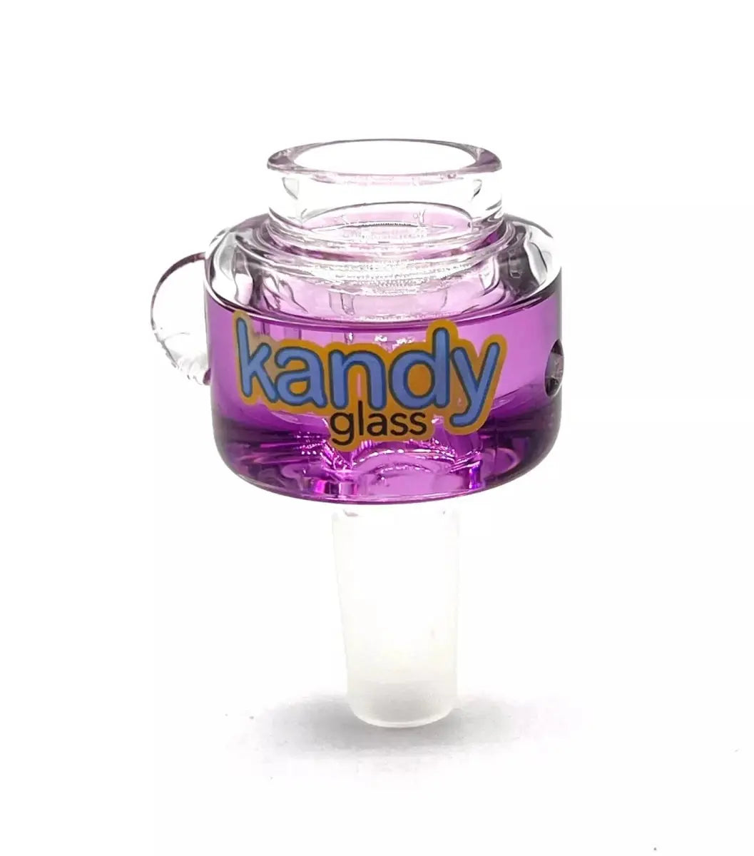 Kandy 14mm Glycerin Glass Bowl, Male Freeze - Smoke empire