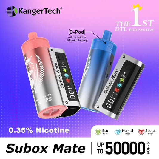 KangerTech SUBOX Mate D-Pod 50K Disposable KIT - 50,000 Puff - Smoke empire