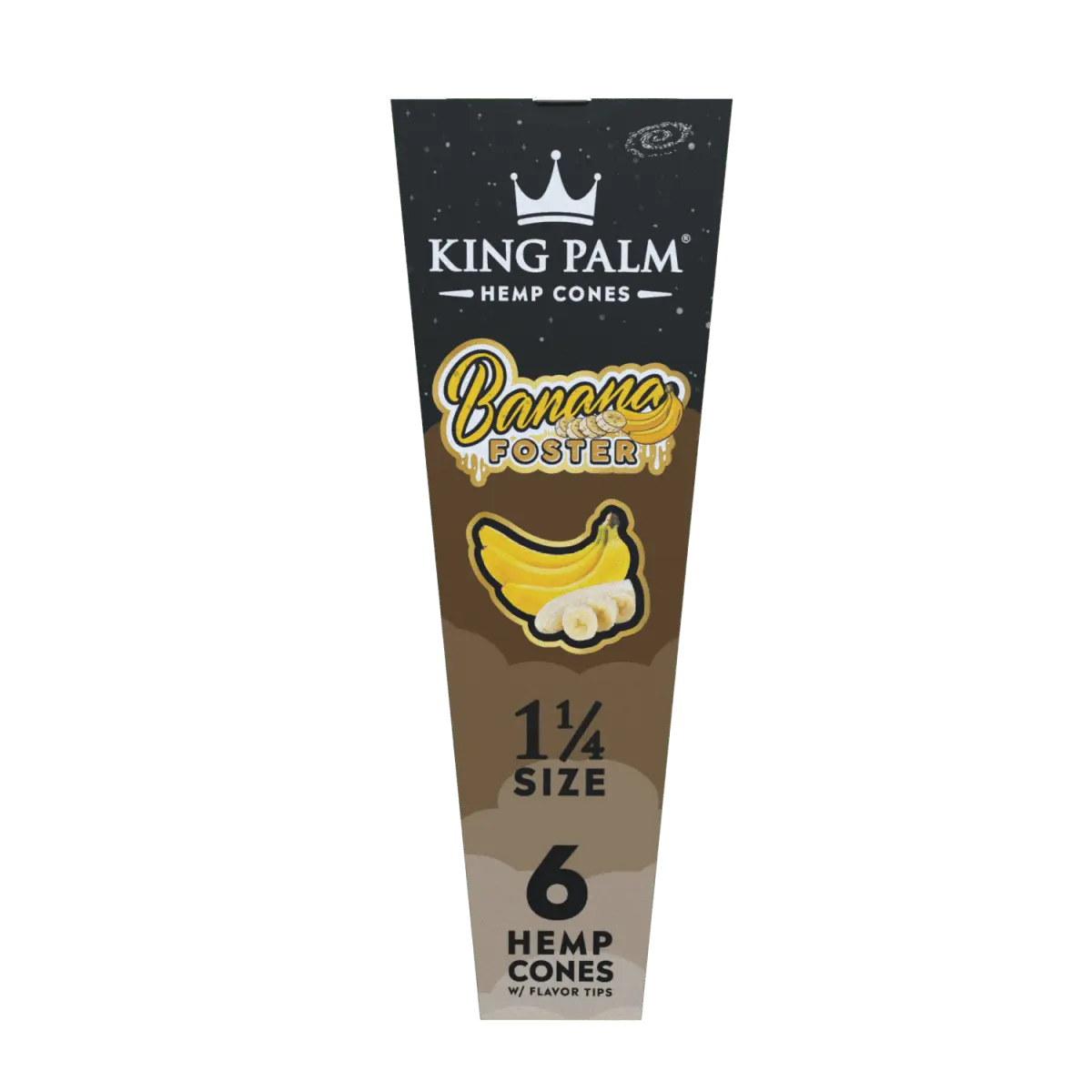 King Palm - 1 1/4 Size Hemp Cones - 6 Counts Per Pack - 30 Packs Per Box - Smoke empire