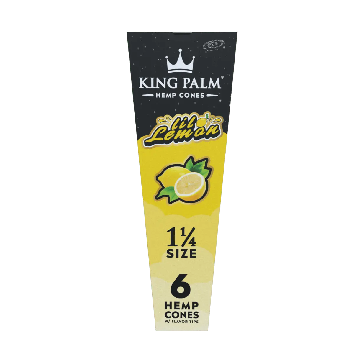 King Palm - 1 1/4 Size Hemp Cones - 6 Counts Per Pack - 30 Packs Per Box - Smoke empire