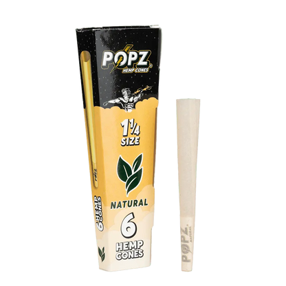 King Palm - 1 1/4 Size Hemp Cones - 6 Counts Per Pack - 30 Packs Per Box - Smoke empire