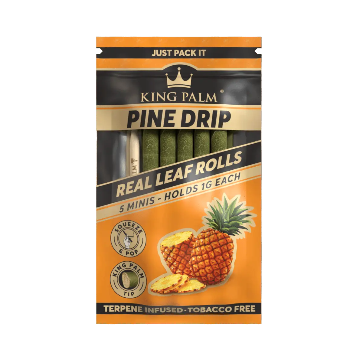 King Palm Cones Mini Size 5 Per Pack Pine Drip - Smoke empire