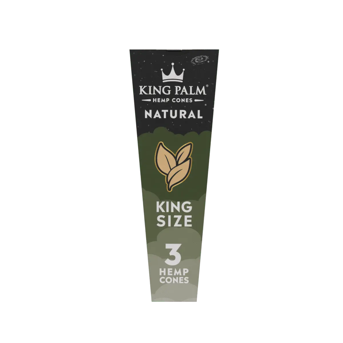 King Palm - KING SIZE Hemp Cones - 3 Counts Per Pack - 30 Packs Per Box - Smoke empire