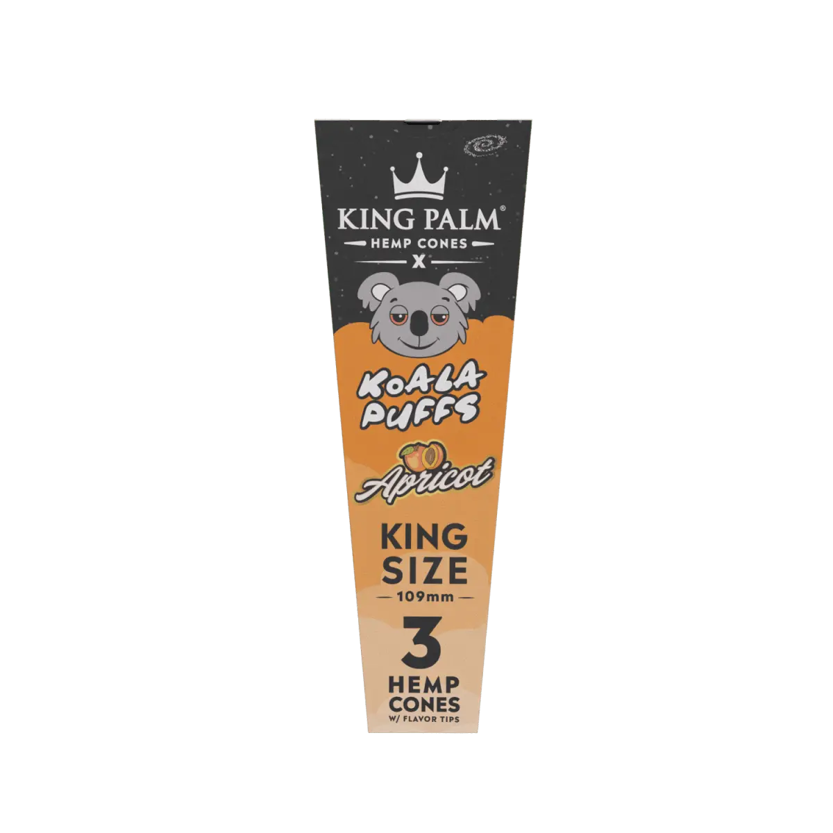 King Palm - KING SIZE Hemp Cones - 3 Counts Per Pack - 30 Packs Per Box - Smoke empire