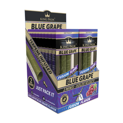 King Palm - Leaf Tubes Minis Rolls 1 Gram - 2 Counts Per Pack - 20 Packs Per Box - Smoke empire