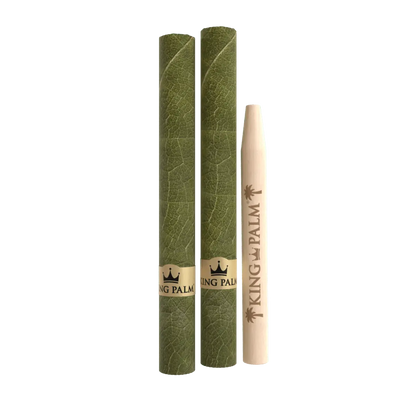 King Palm - Leaf Tubes Minis Rolls 1 Gram - 2 Counts Per Pack - 20 Packs Per Box - Smoke empire