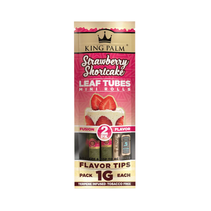 King Palm - Leaf Tubes Minis Rolls 1 Gram - 2 Counts Per Pack - 20 Packs Per Box - Smoke empire