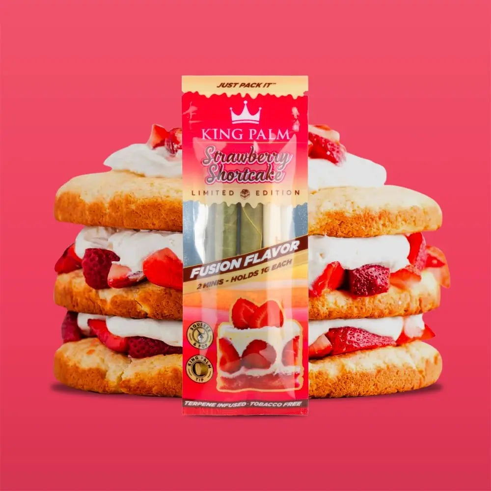 King Palm - Leaf Tubes Minis Rolls 1 Gram - 2 Counts Per Pack - 20 Packs Per Box - Smoke empire