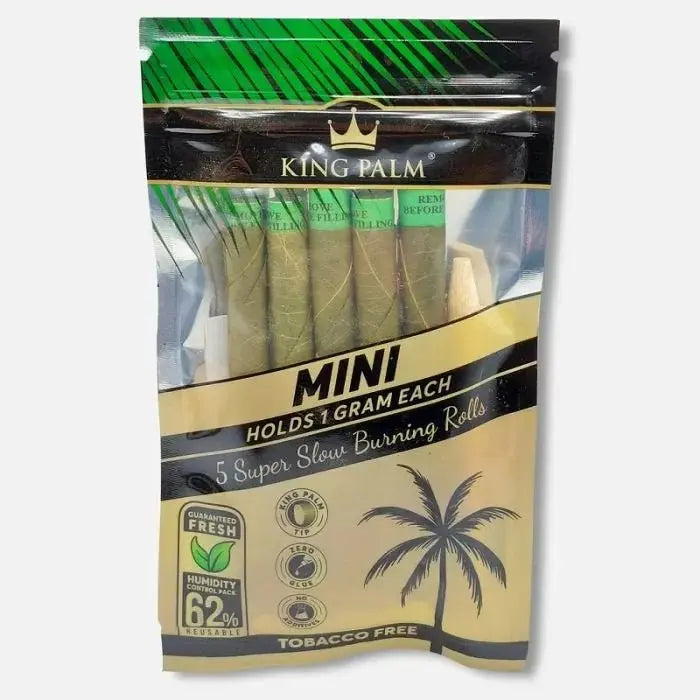 King Palm Mini Cones - 5 Count Per Pack - 15 Pack Per Display - Smoke empire
