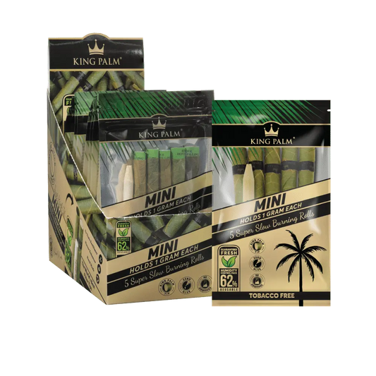 King Palm Mini Cones - 5 Count Per Pack - 15 Pack Per Display - Smoke empire