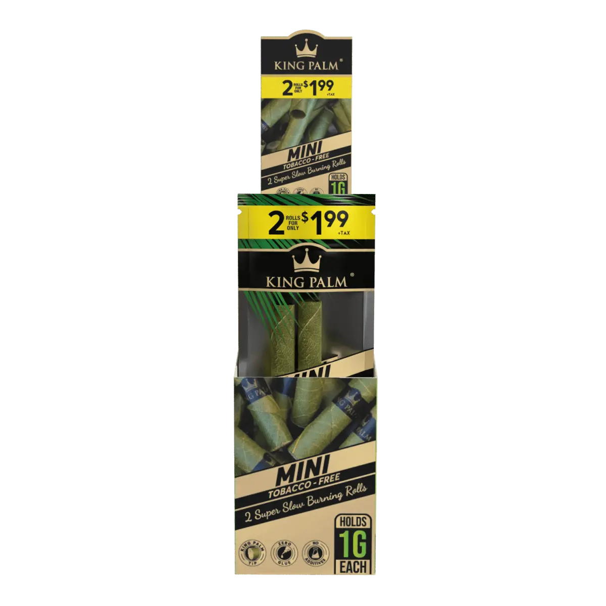 King Palm Mini Rollies - 2 Per Pack - 20 Packs Per Display - Smoke empire