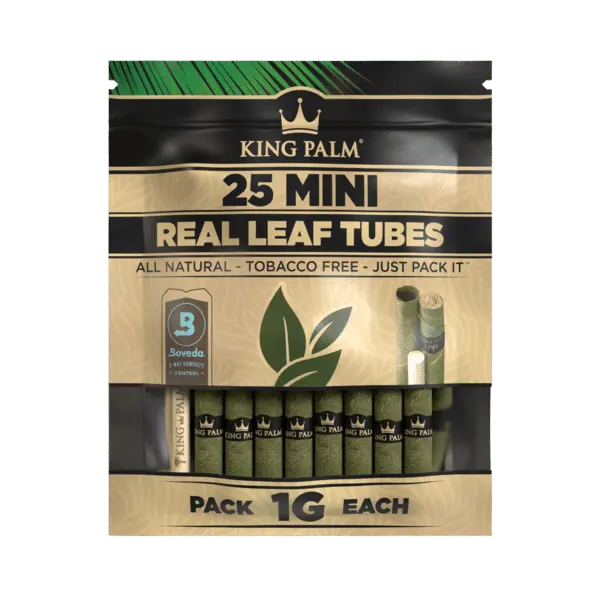 King Palm - Mini Size Rolling Cones - 25 Counts Per Pack - 8 Packs Per Box - Smoke empire