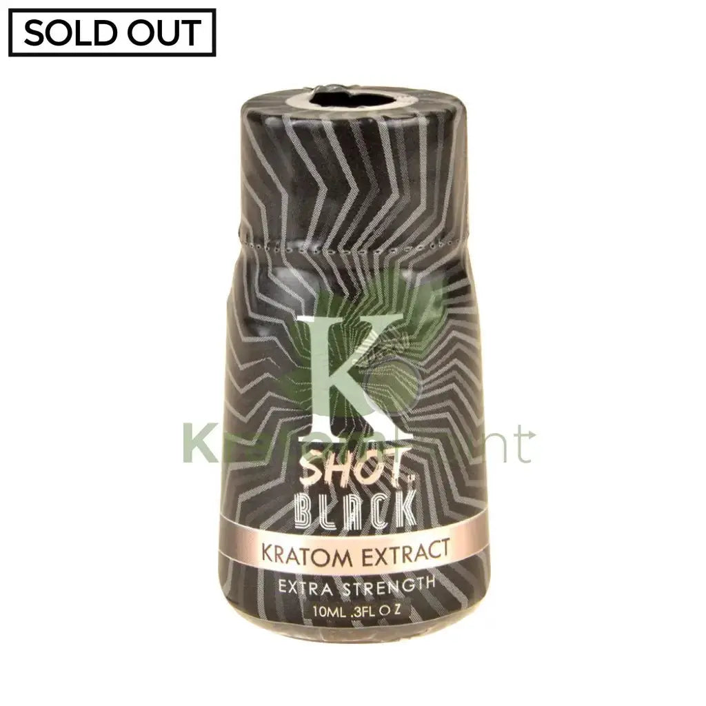 Kratom K Shot Black 10ml, 1ct bottle - Smoke empire