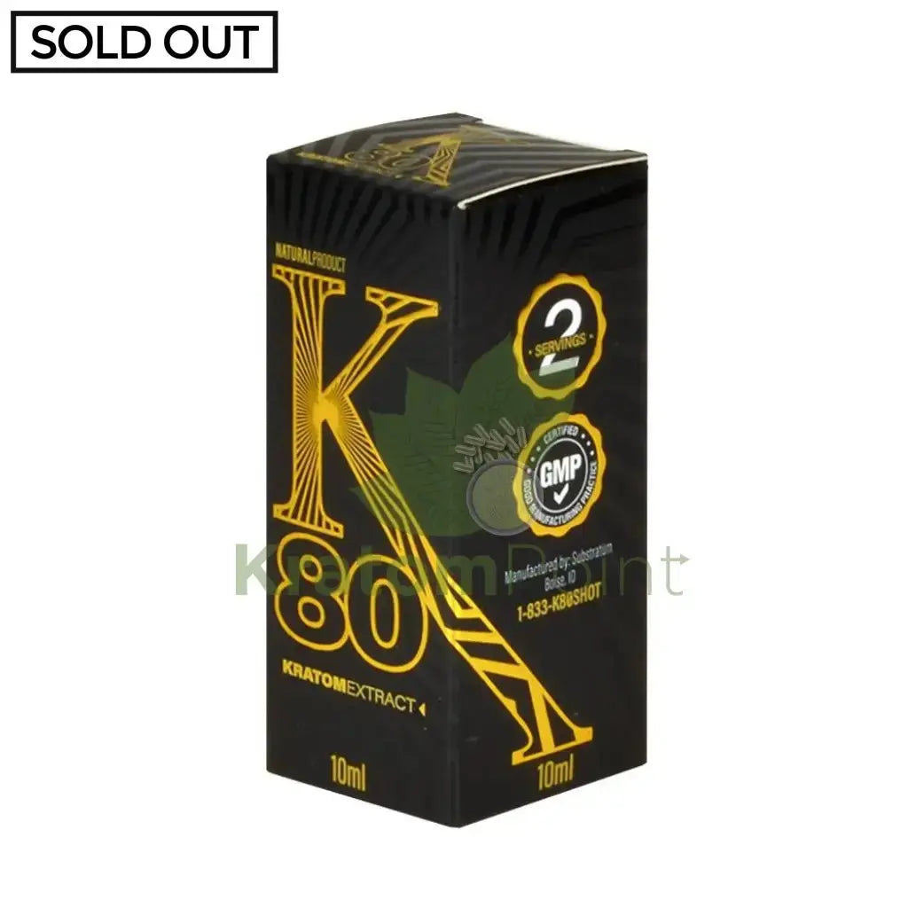 Kratom K80 Shot 10ml - Smoke empire