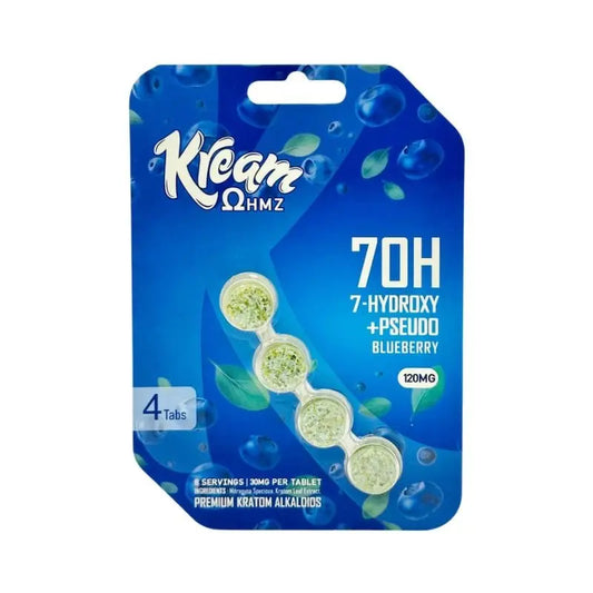 Kream OHMZ 7-Hydroxymitragynine + Pseudo Chewable Tablets 4ct 30mg per Tablet - Smoke empire