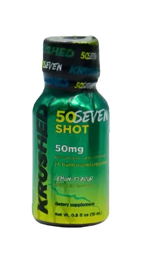 Krushed 7-Hydroxymitragynine Lemon Liquid Kratom Extract Shot 50mg - Smoke empire
