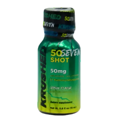 Krushed 7-Hydroxymitragynine Lemon Liquid Kratom Extract Shot 50mg - Smoke empire