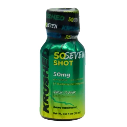 Krushed 7-Hydroxymitragynine Lemon Liquid Kratom Extract Shot 50mg - Smoke empire