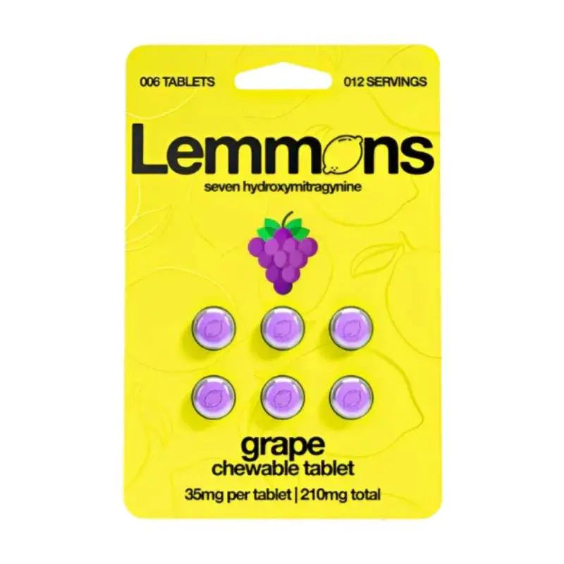 Lemmons 7-Hydroxymitragynine Chewable Tablets 6ct 35mg Per Tablet - Smoke empire