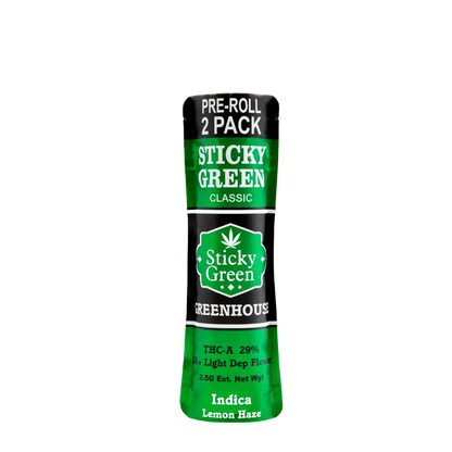 Lemon Haze Green House Pre Rolls (Indica) - Smoke empire