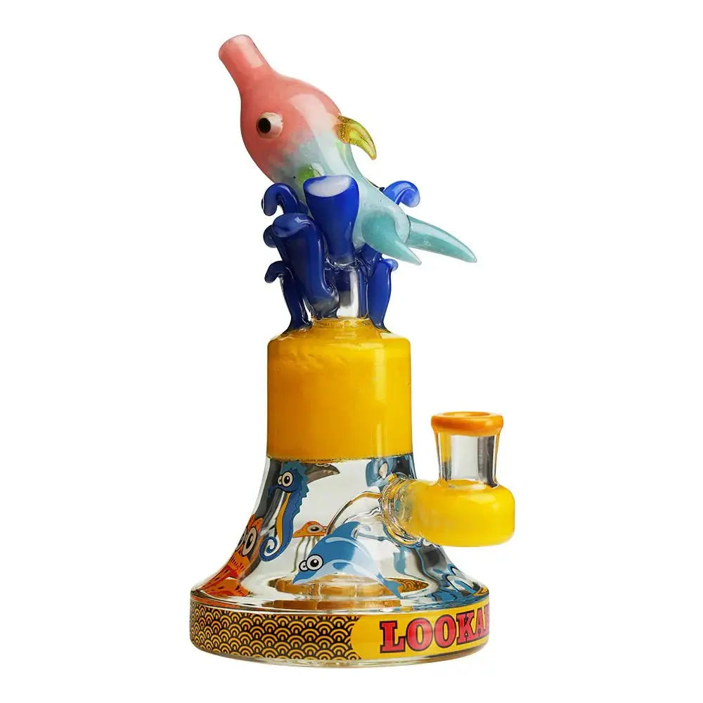 Lookah 8.5″ Cool Oceans World Artistic Dab Rig - Smoke empire