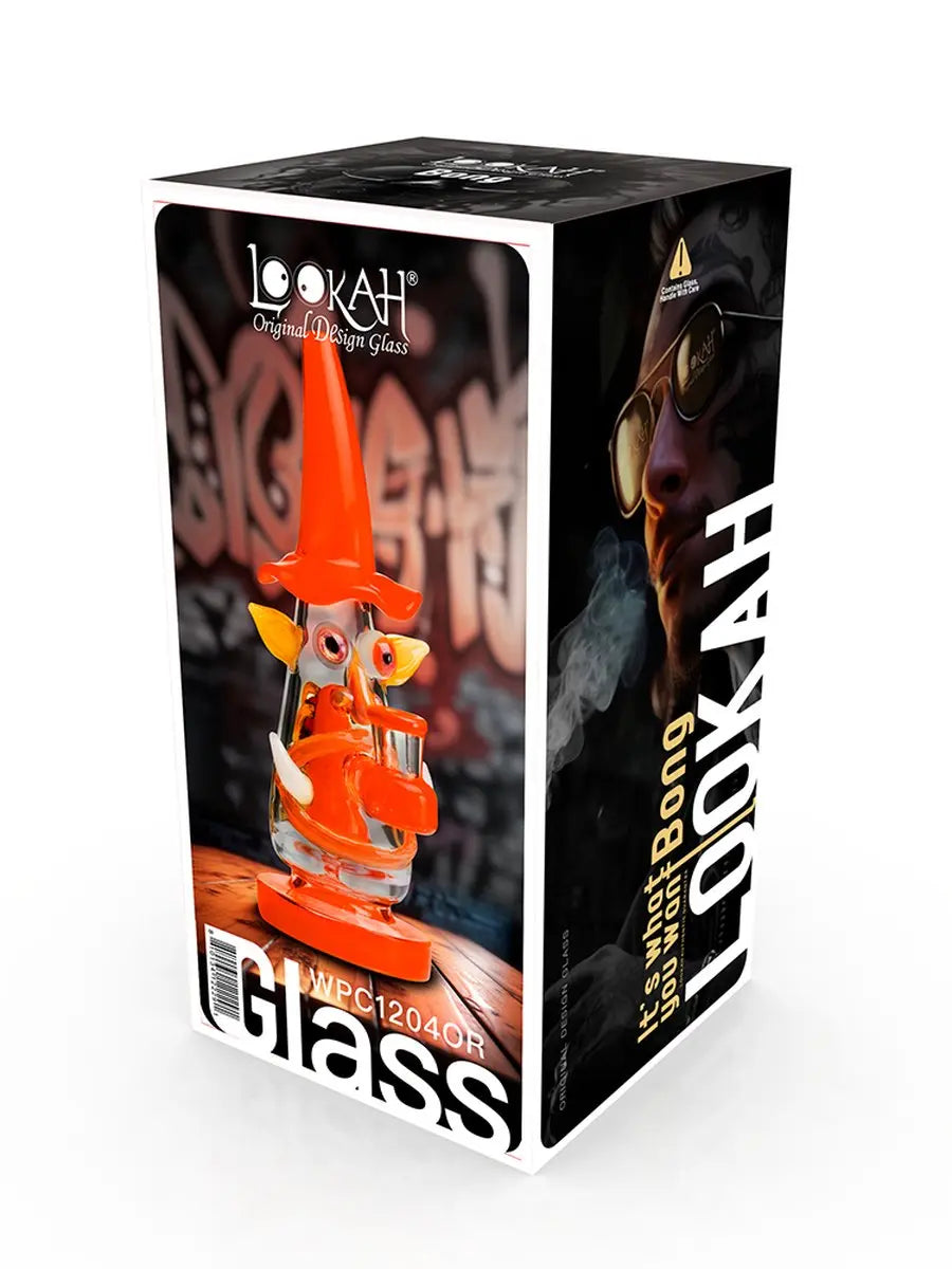 Lookah 9" Mini Wizard Glass Dab Rig - Green - Smoke empire