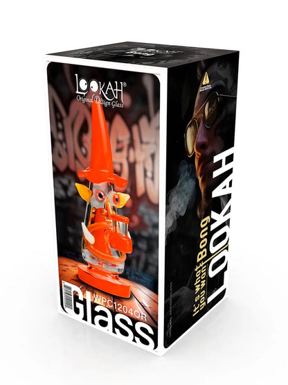 Lookah 9" Mini Wizard Glass Dab Rig - Green - Smoke empire