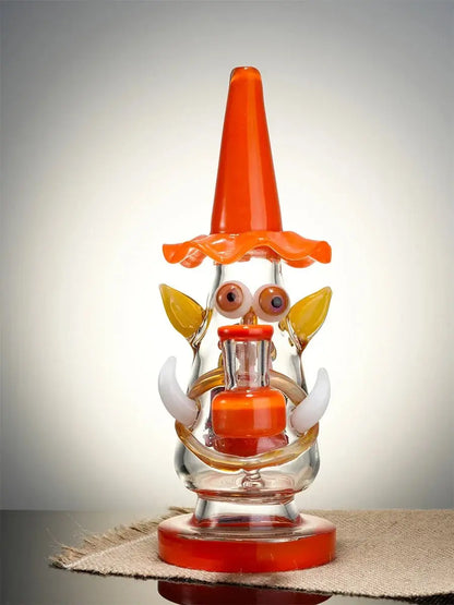 Lookah 9" Mini Wizard Glass Dab Rig - Green - Smoke empire