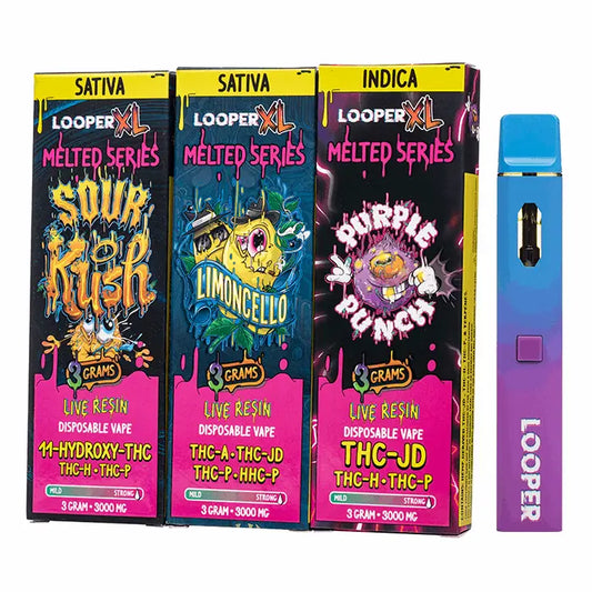 Looper XL Melted Series Live Resin Disposable 3G - Smoke empire