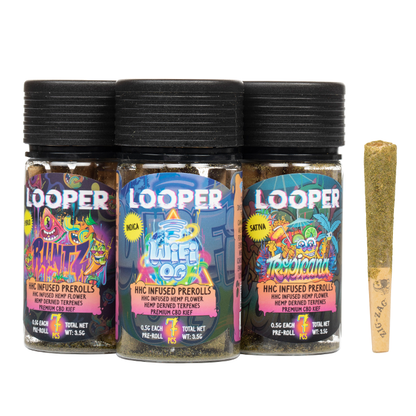 Looper HHC Infused Pre-Rolls 3.5G - Smoke empire