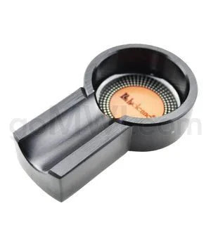 Lucienne 4.4'' Ashtray Metal - Black - Smoke empire