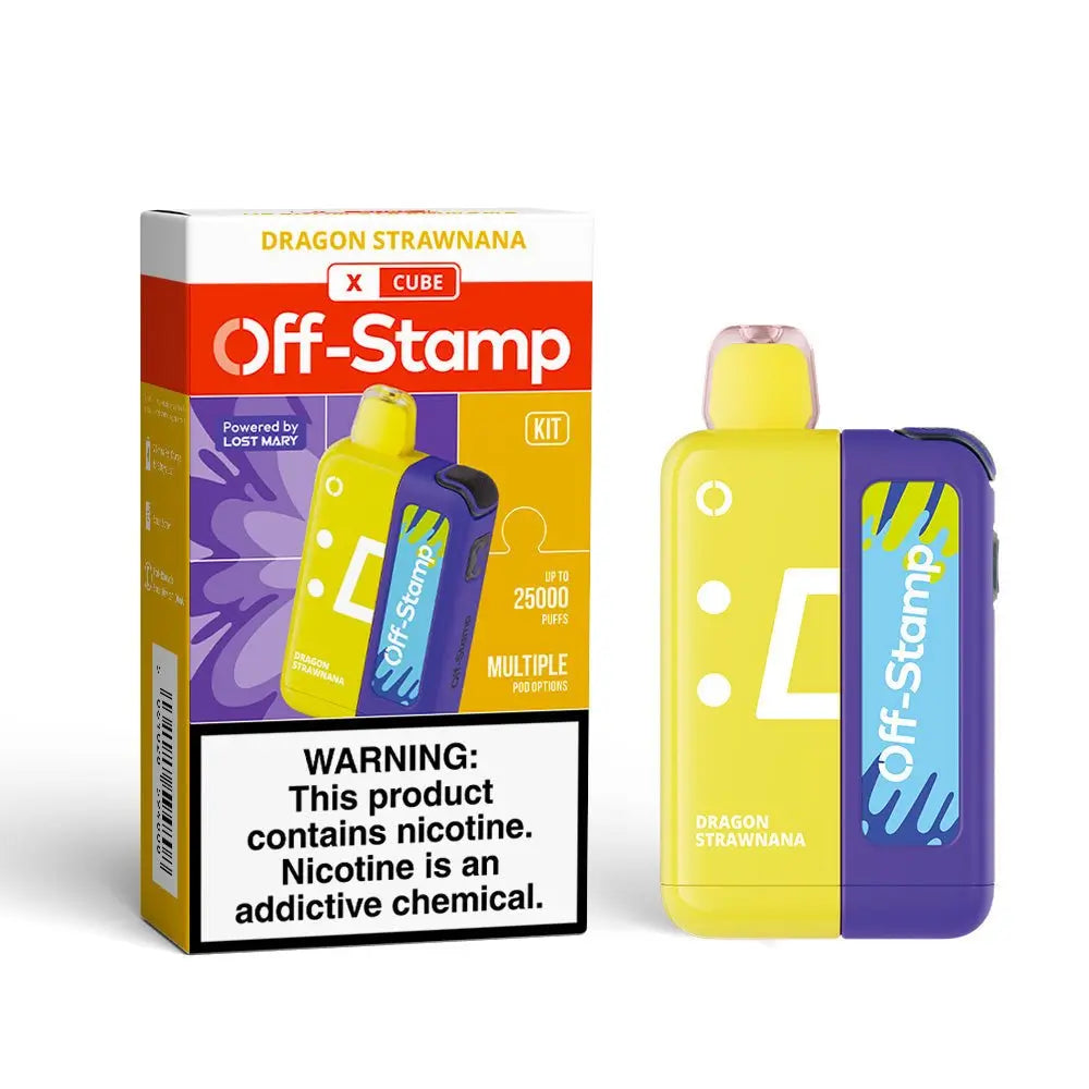 Made in Indonesia | Off-Stamp X-CUBE 25K Disposable KIT Powered By LOST MARY – 25,000 Puffs - Smoke empire