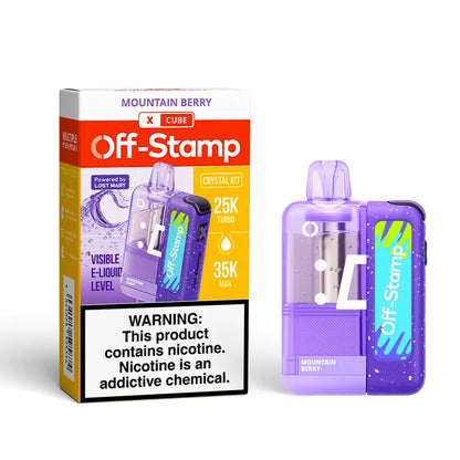 Made in Indonesia | Off-Stamp X-CUBE 'Crystal Cube' 35K Disposable KIT – 35,000 Puffs - Smoke empire