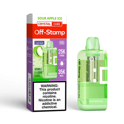 Made in Indonesia | Off-Stamp X-CUBE 'Crystal Cube' 35K Disposable POD – 35,000 Puffs - Smoke empire