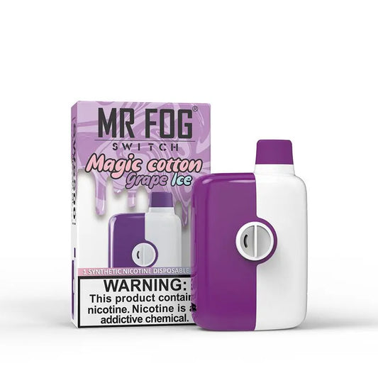 MAGIC COTTON GRAPE ICE - MR FOG SWITCH 5500 PUFFS - Smoke empire