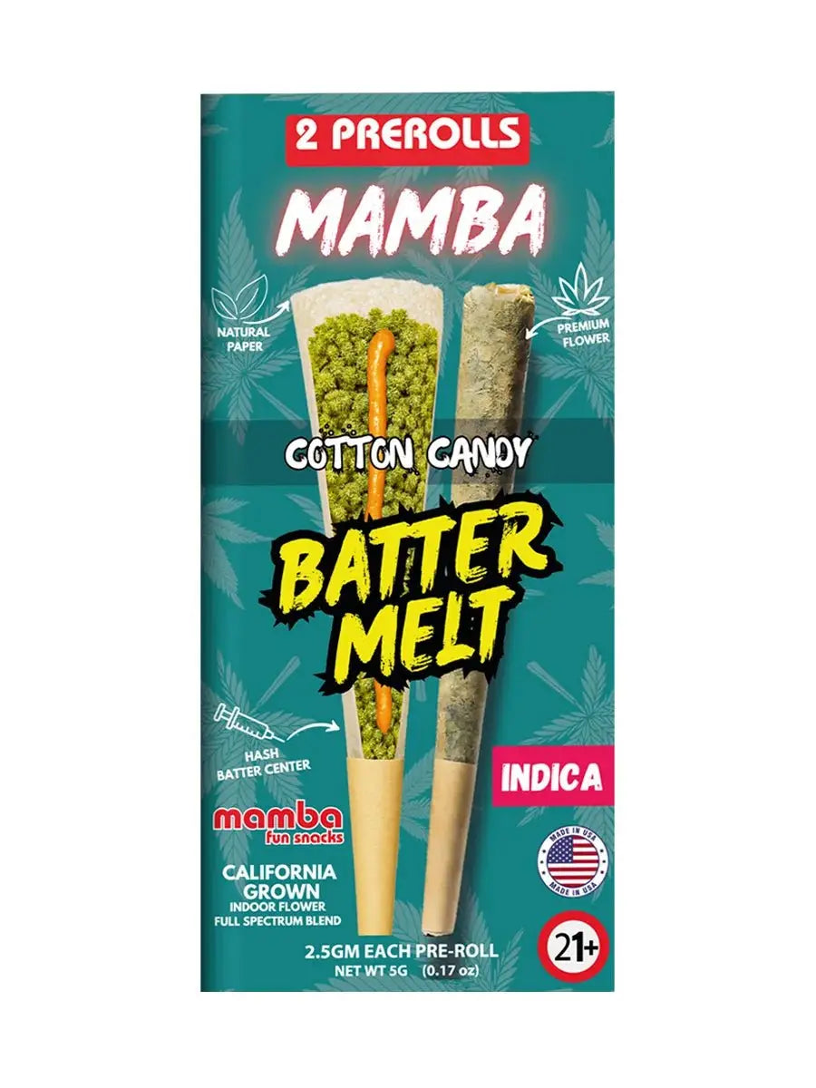 Mamba Batter Melt THCA Prerolls 2-Count Pack - Smoke empire