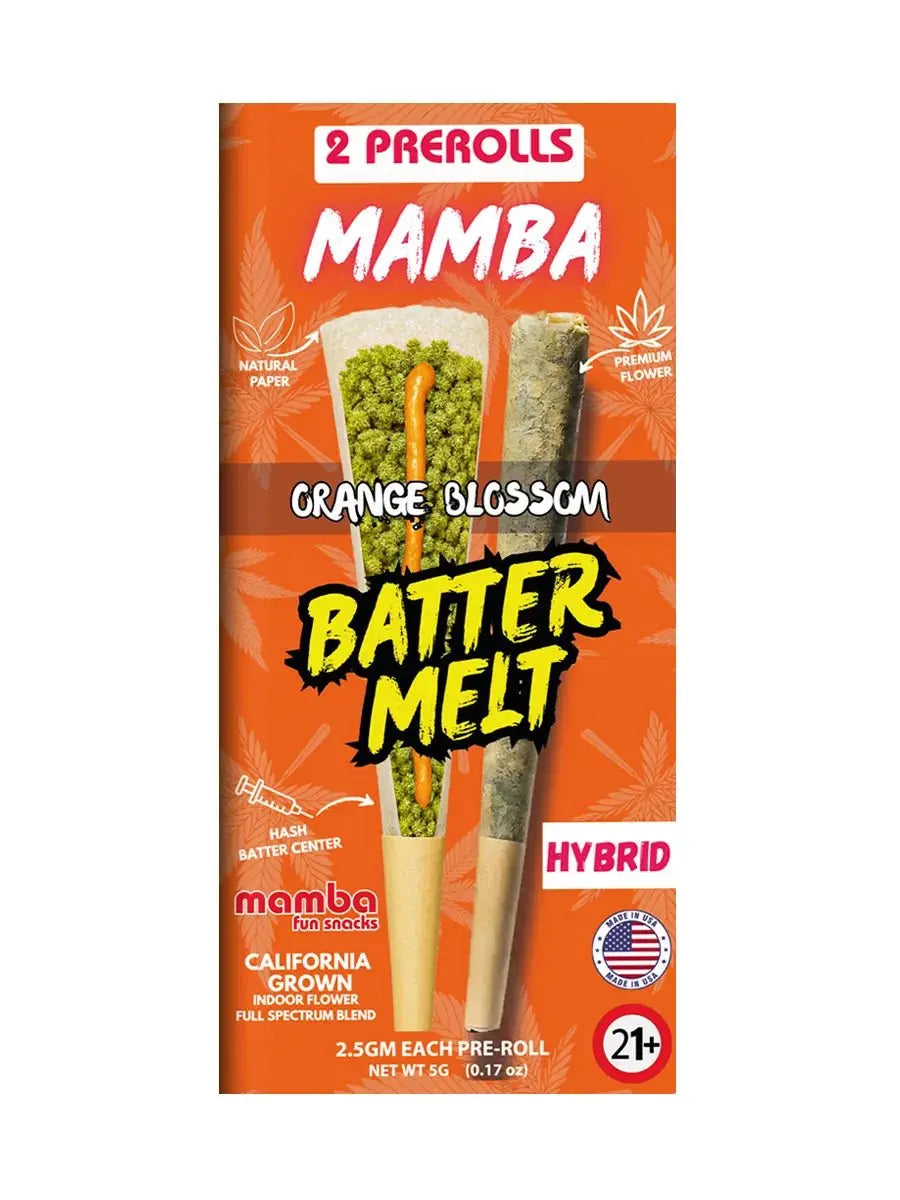 Mamba Batter Melt THCA Prerolls 2-Count Pack - Smoke empire